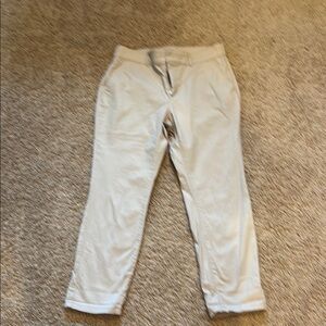LOFT Cream khakis